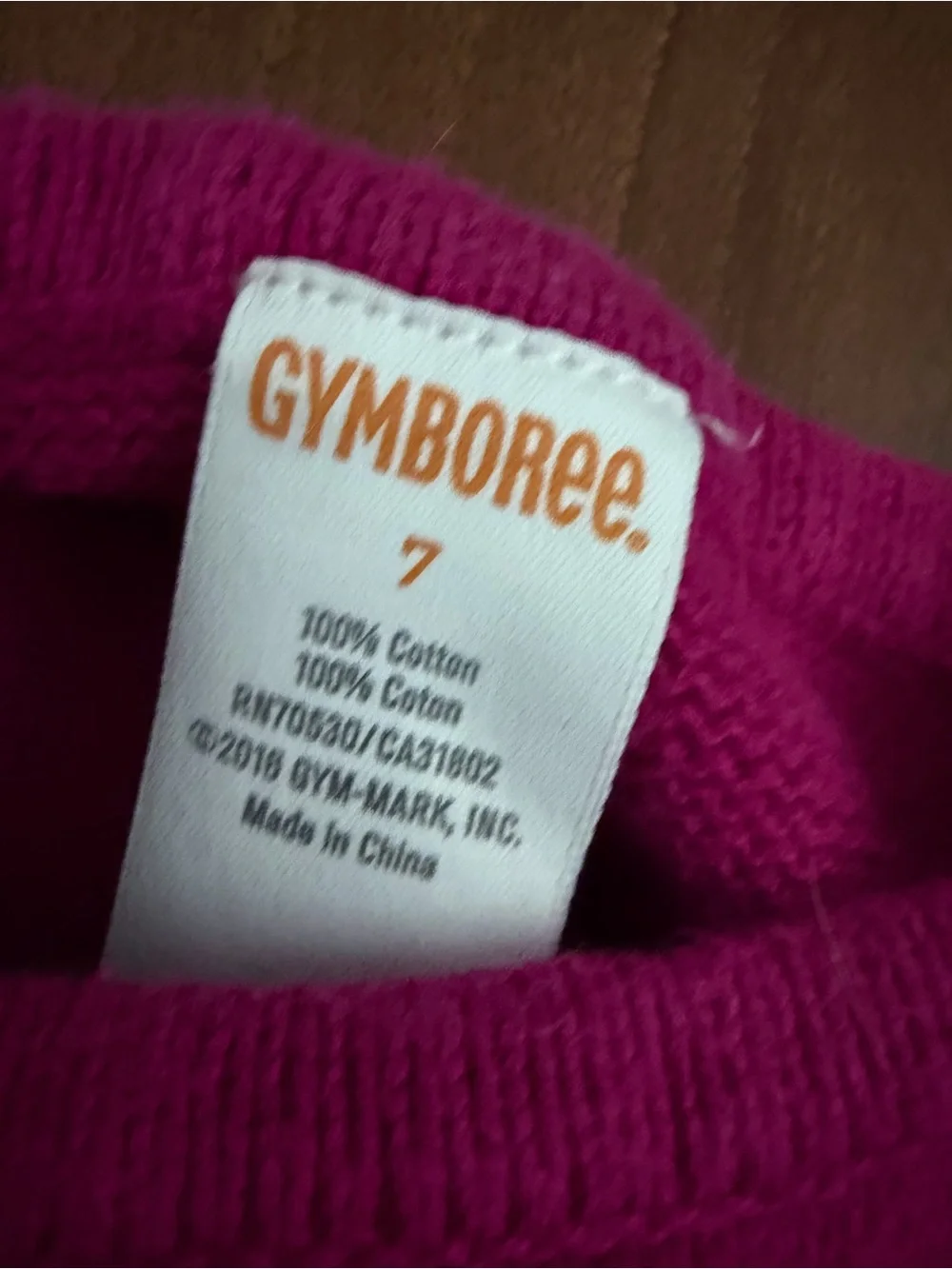 Gymboree Girls' Fuchsia Fox Face Knit Dress, 7